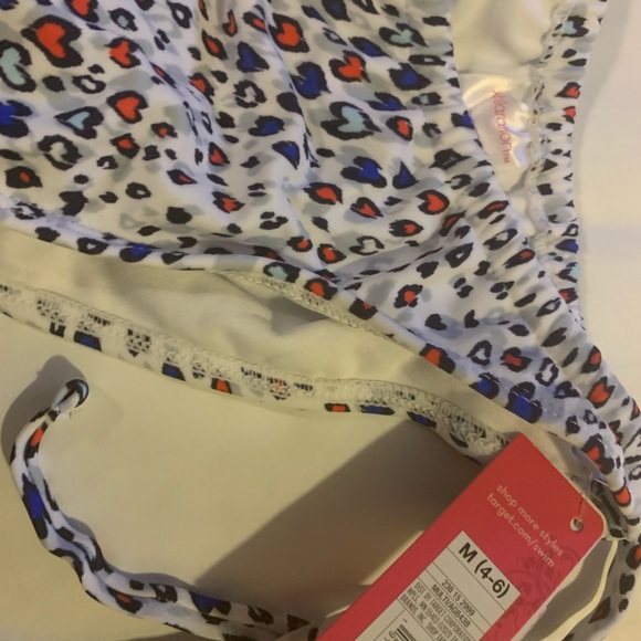 xhilaration Brand! 2pc Swimsuit Sz M-4/6 New! Ready for Christmas Vaca! - Picture 7 of 7